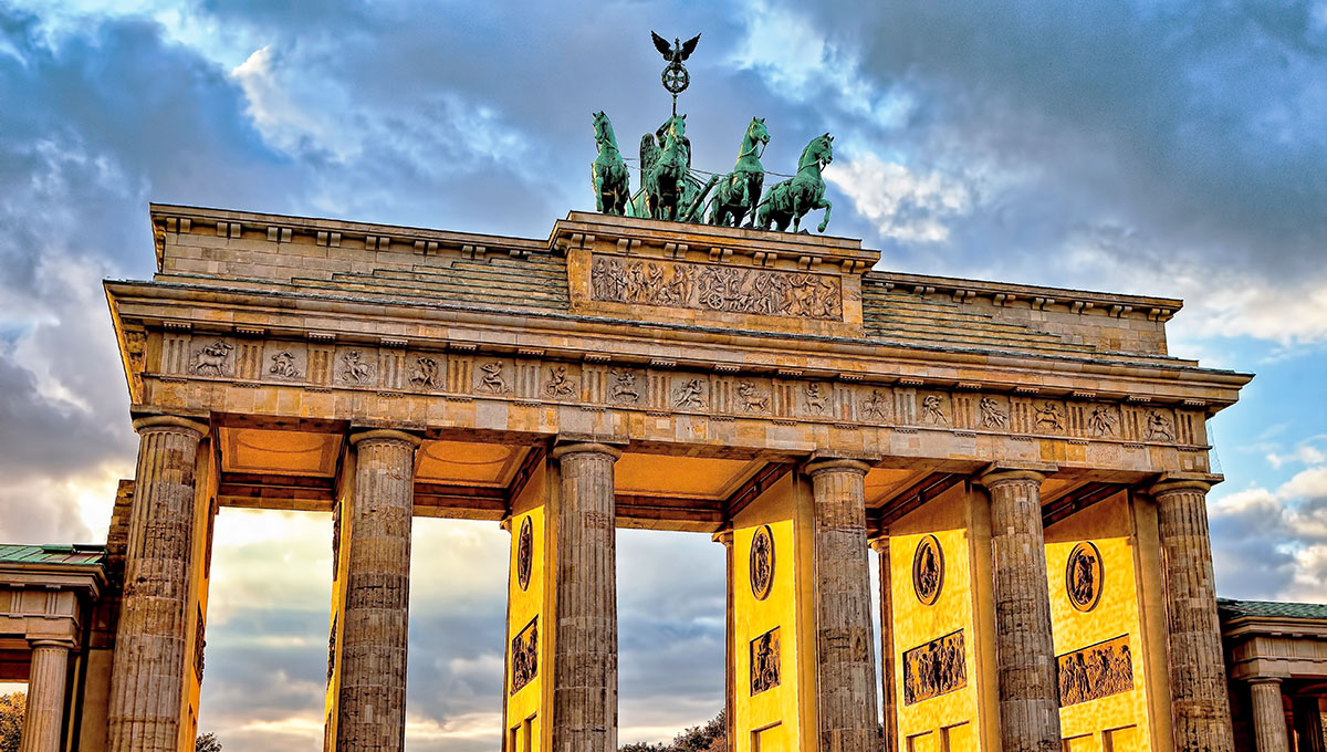 View of Brandenburg Gate in Berlin