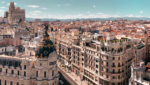 View of Madrid with the Gran Via